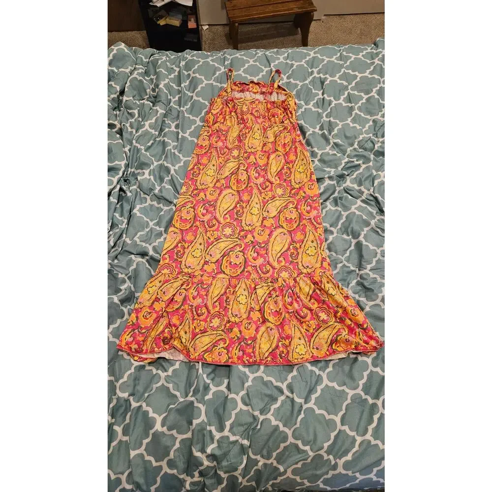 The Children's Place Children's Size 12 Sleeveless Paisley Pattern Dress